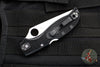 Spyderco Stretch 2 XL Lockback Knife- Black FRN Handle- Satin Flat Ground Full Serrated Blade C258SBK