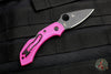 Spyderco Dragonfly Compact Folding Knife Pink FRN Handles Black S30V Steel Blade C28FPPNS30VBK2