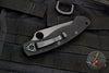 Spyderco Military Folding Knife- Modified Clip Point- Black G-10 Scales- Black Blade C36GPBK