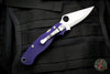 Spyderco Paramilitary 2- Dark Blue G-10- CPM S110V Steel Satin Finished Blade C81GPDBL2