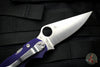 Spyderco Paramilitary 2- Dark Blue G-10- CPM S110V Steel Satin Finished Blade C81GPDBL2