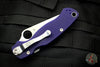 Spyderco Paramilitary 2- Dark Blue G-10- CPM S110V Steel Satin Finished Blade C81GPDBL2