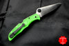 Spyderco Pacific Salt 2 Green Handle Satin LC200N Flat Ground Lockback Knife C91FPGR2