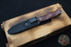 Elishewitz Custom Knives Ek Commando Folder And Fixed Blade Set- Ek Commando- Fat Carbon Scale- Black Snow Finished Blade