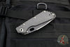 Mick Strider Custom SMF- Serrated Nightmare Grind- Rare Scallop Top Grind- Blackened Blade Flats- Double Flamed Titanium Handles