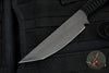 Strider Knives Fixed Blade- Tanto Edge- Black D2 Steel Blade with Black Cord