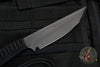 Strider Knives Fixed Blade- Tanto Edge- Black D2 Steel Blade with Black Cord
