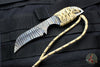 Strider Knives Flamed Titanium Fixed Hooked Blade