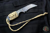 Strider Knives Flamed Titanium Fixed Hooked Blade