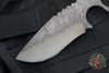 Strider Knives SLCC Recurve Edge Fixed Blade  - Flamed Titanium