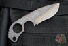 Strider Knives SLCC Recurve Edge Fixed Blade  - Flamed Titanium
