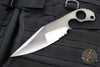 Strider Knives XL SLCC Single Edge Fixed Blade  - Titanium Strike Plate