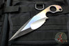 Strider Knives XL SLCC Tanto Edge Fixed Blade  - Titanium Strike Plate
