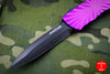 Twist Tighe LARGE Double Edge OTF Purple with Black Plain Edge Blade 1300-6 PU