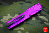 Twist Tighe LARGE Double Edge OTF Purple with Black Plain Edge Blade 1300-6 PU
